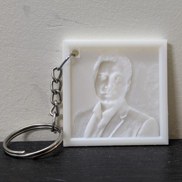 lithophane keychain